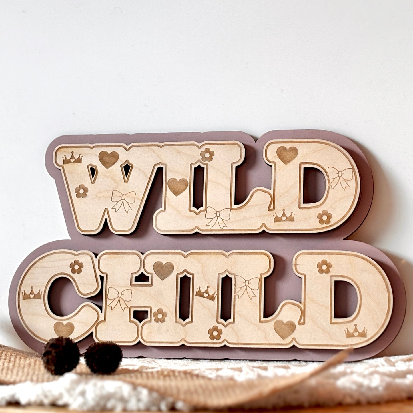 WILD CHILD WALL SIGN