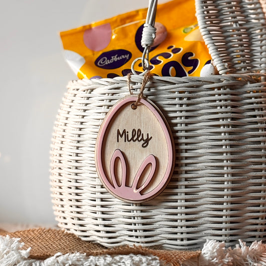 EASTER EGG BASKET TAG