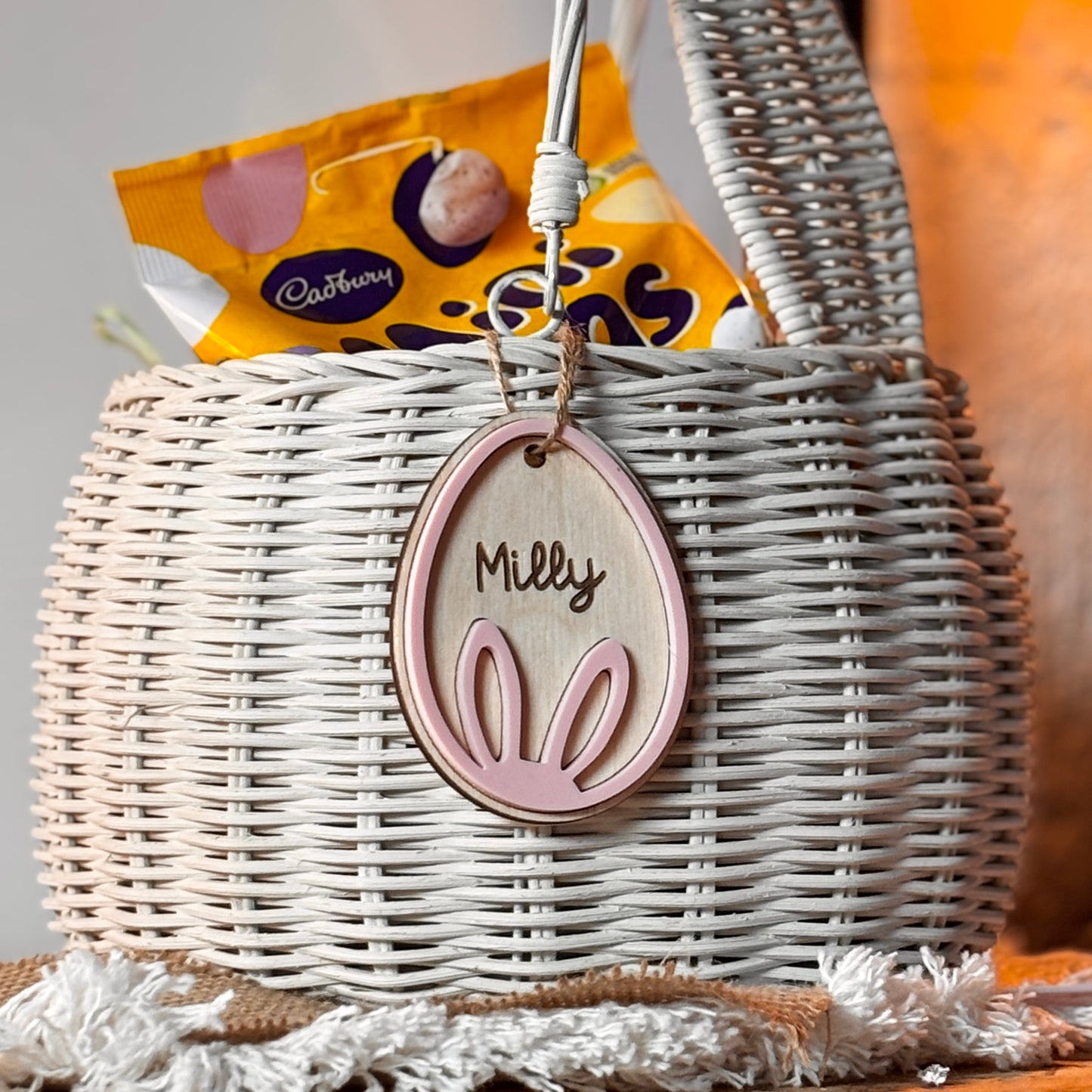 EASTER EGG BASKET TAG